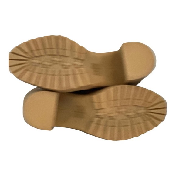 Dolce Vita Ankle Boots Chunky Heels Platform Booties Size 9 Brown - Picture 9 of 11